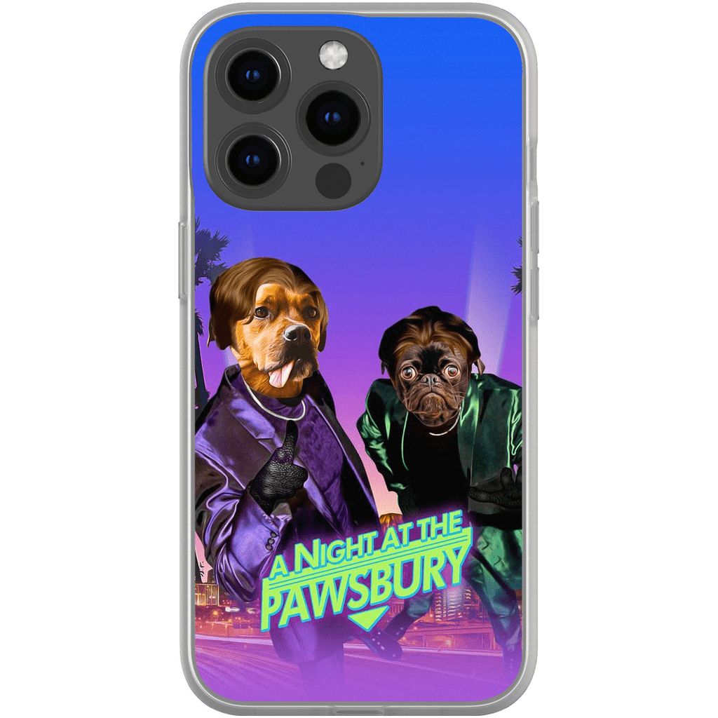 &#39;A Night at the Pawsbury&#39; Personalized 2 Pet Phone Case