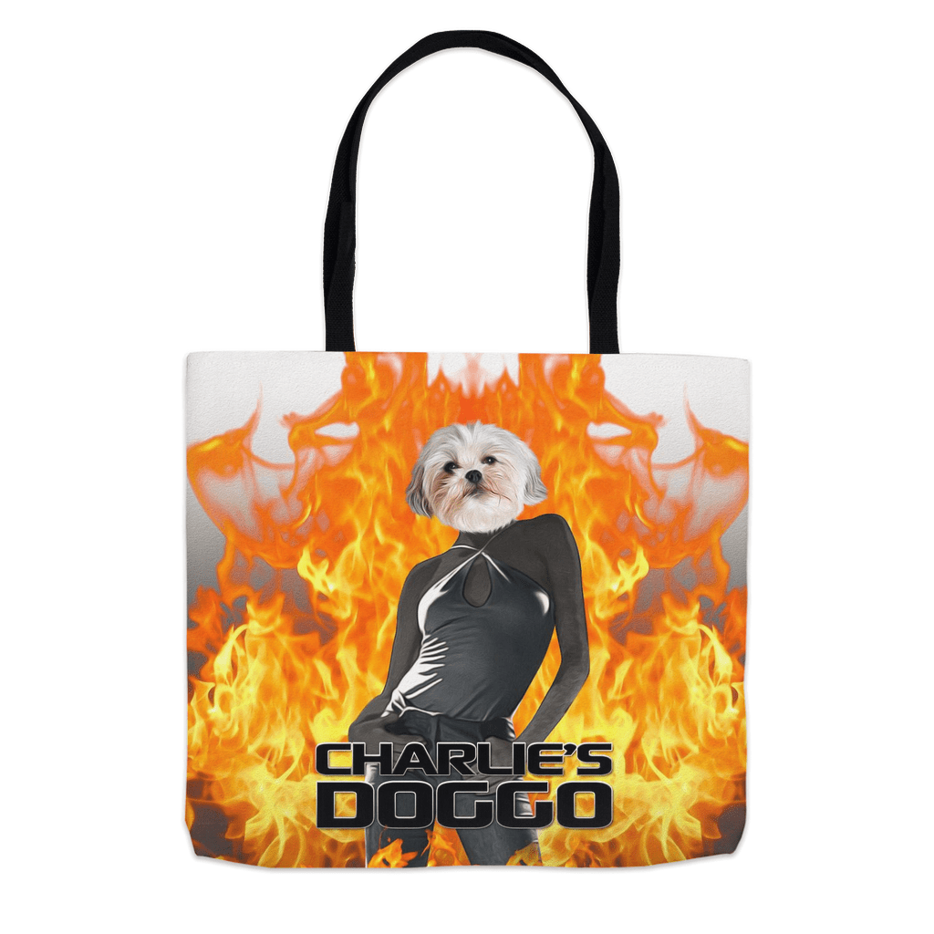 &#39;Charlie&#39;s Doggo&#39; Personalized Tote Bag