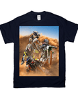 Camiseta personalizada con 3 mascotas 'The Motocross Riders' 