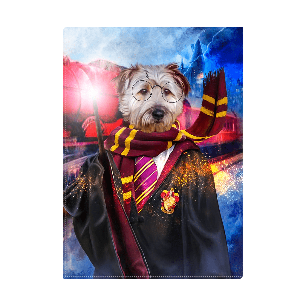 &#39;Harry Dogger&#39; Personalized Pet Standing Canvas