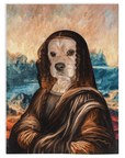 'Dogga Lisa' Personalized Pet Blanket