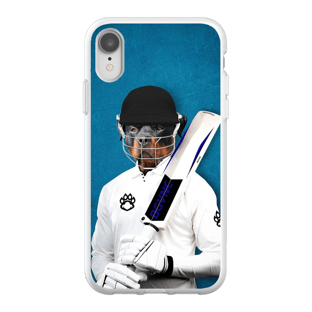 &#39;The Cricket Player&#39; Personalized Phone Case