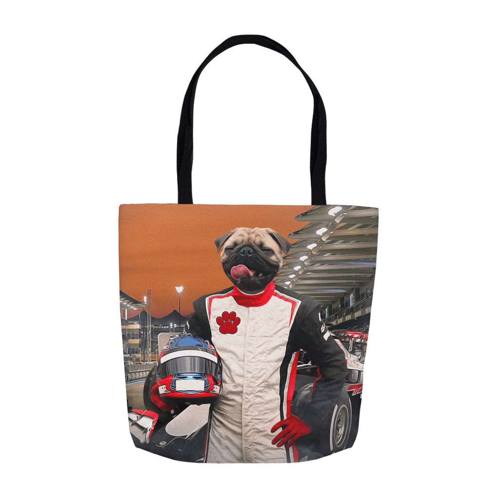 &#39;F1-Paw&#39; Personalized Tote Bag
