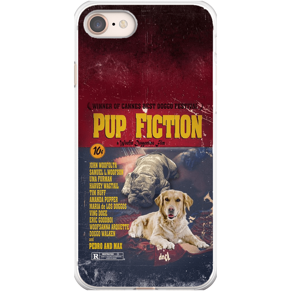 'Pup Fiction' Personalized 2 Pet Phone Case