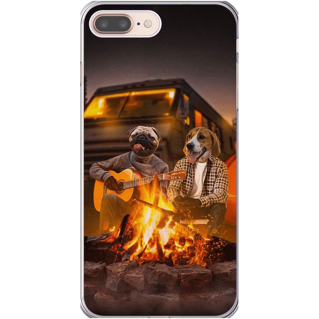 &#39;The Campers&#39; Personalized 2 Pet Phone Case