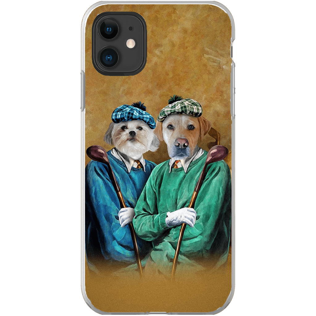 &#39;The Golfers&#39; Personalized 2 Pet Phone Case