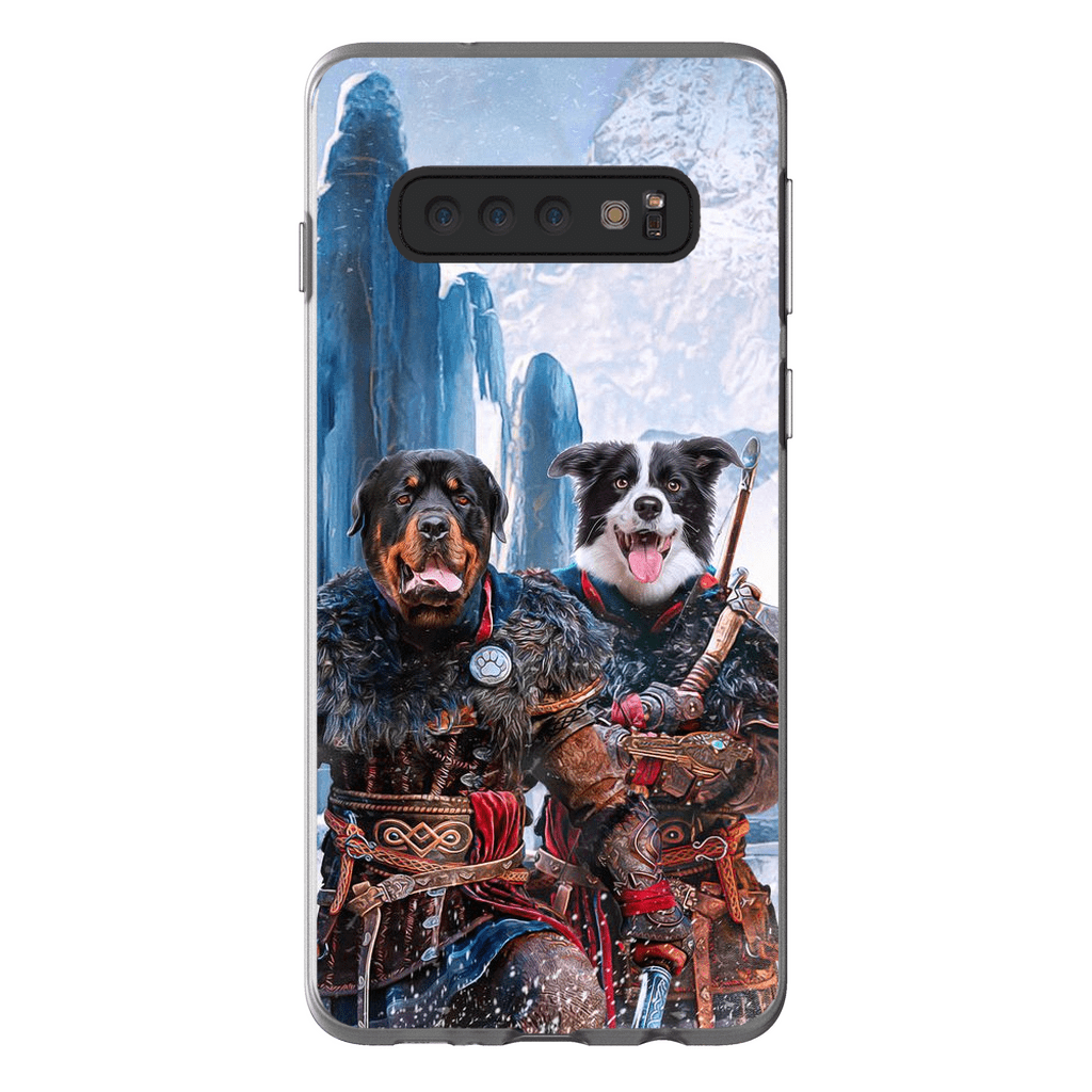 &#39;The Viking Warriors&#39; Personalized 2 Pet Phone Case