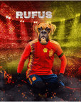 Puzzle personalizado para mascotas 'Spain Doggos Soccer'