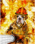 'The Firefighter' Personalized Pet Puzzle