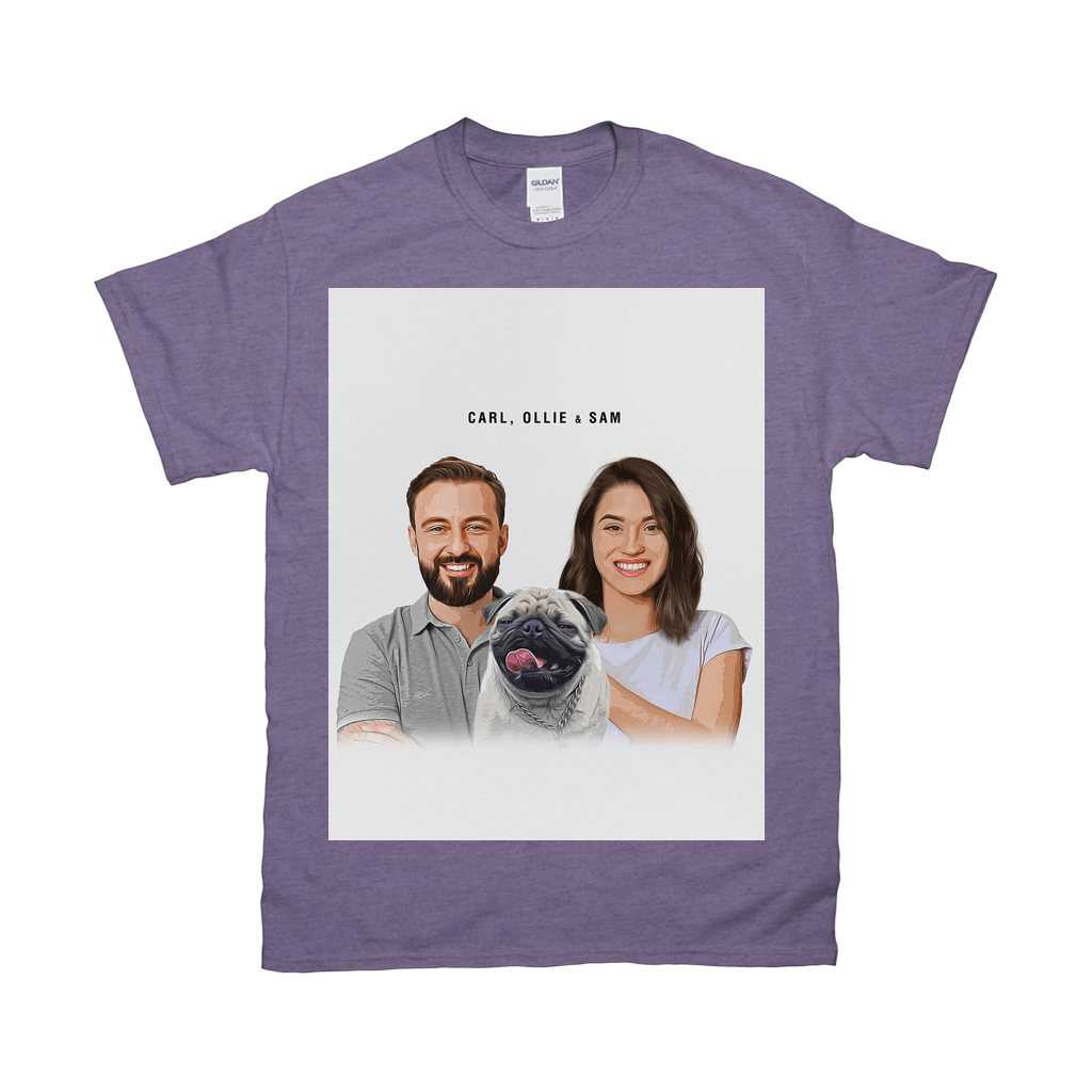 Personalized Modern Pet &amp; Humans T-Shirt