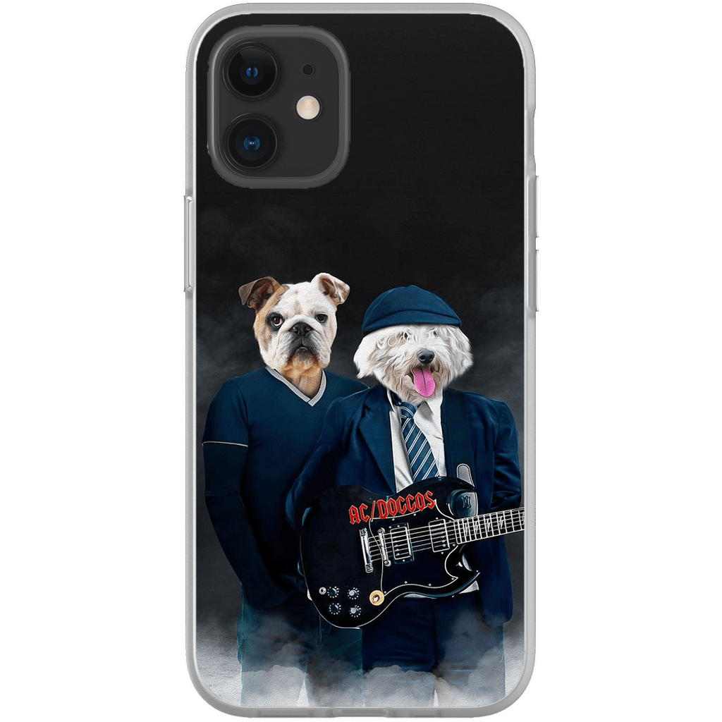 &#39;AC/Doggos&#39; Personalized 2 Pet Phone Case