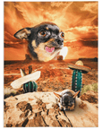 Manta personalizada para mascotas 'Desierto Mexicano' 
