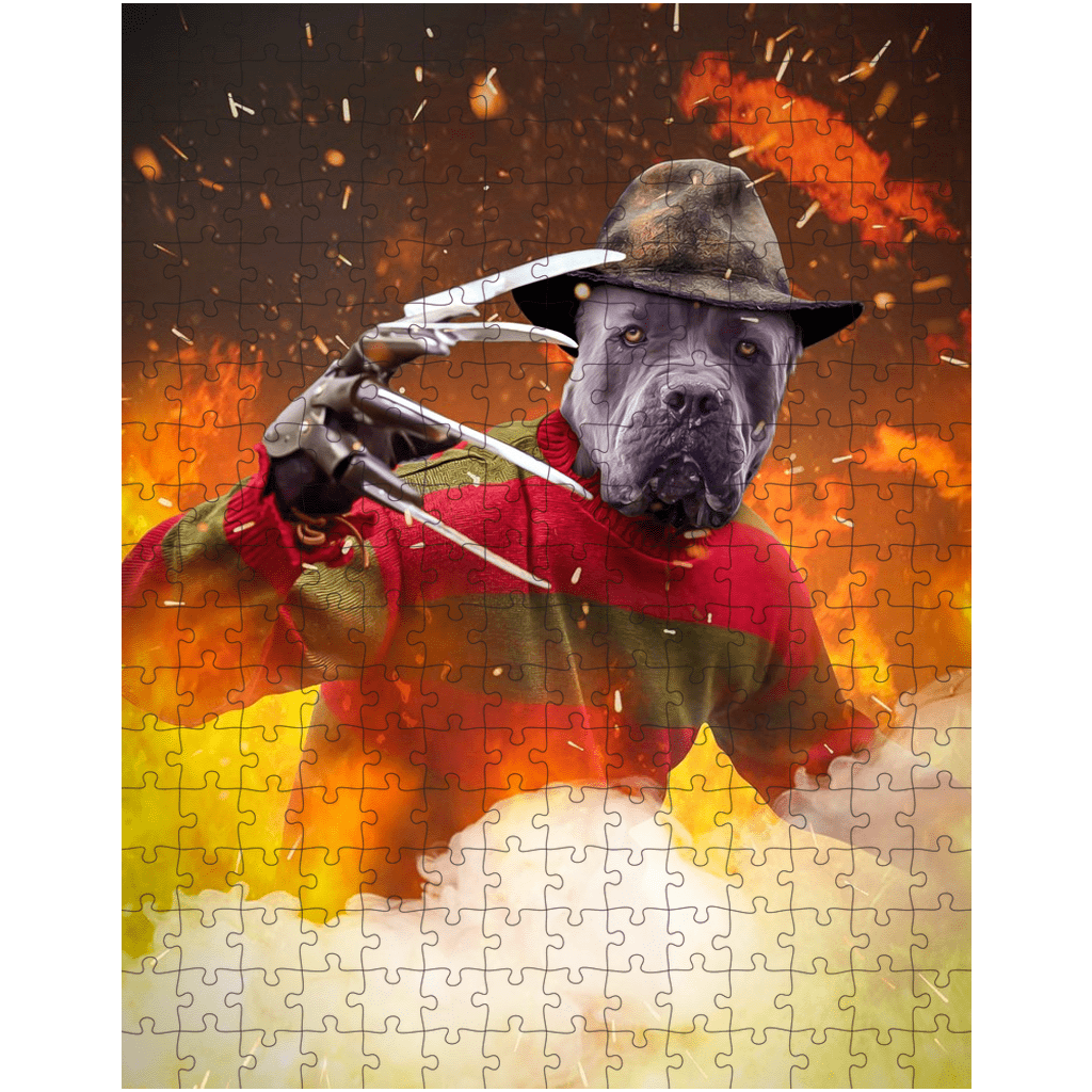 &#39;Freddy Woofer&#39; Personalized Pet Puzzle