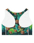 Custom Sports Bra (Verdant Green: 1-4 Pets)