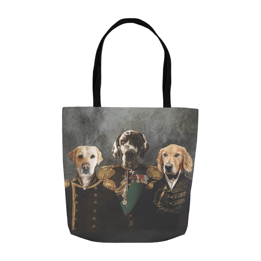 &#39;The Brigade&#39; Personalized 3 Pet Tote Bag