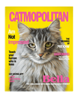 'Catmopolitan' Personalized Pet Standing Canvas