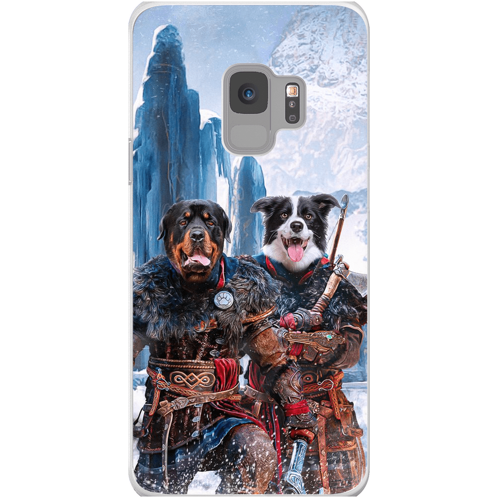 &#39;The Viking Warriors&#39; Personalized 2 Pet Phone Case