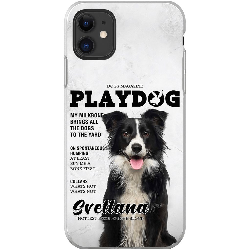 &#39;Playdog&#39; Personalized Phone Case