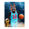 Load image into Gallery viewer, &#39;The Basketball Player&#39; Personalized Pet Standing Canvas