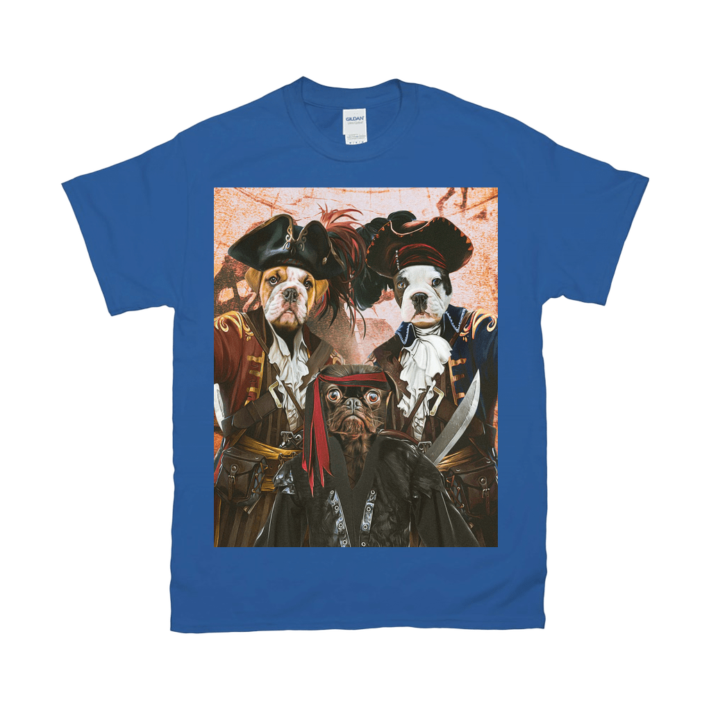 &#39;The Pirates&#39; Personalized 3 Pet T-Shirt