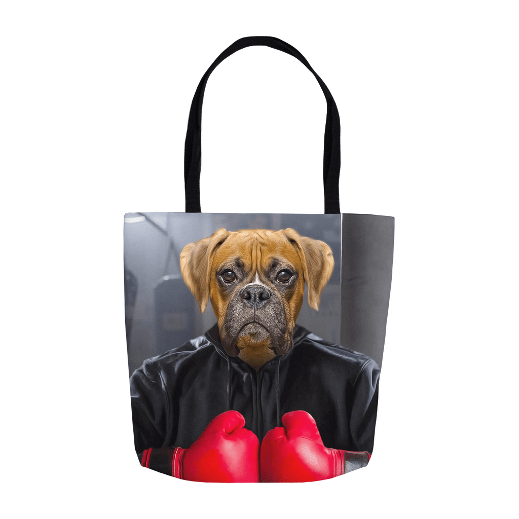 &#39;The Boxer&#39; Personalized Tote Bag