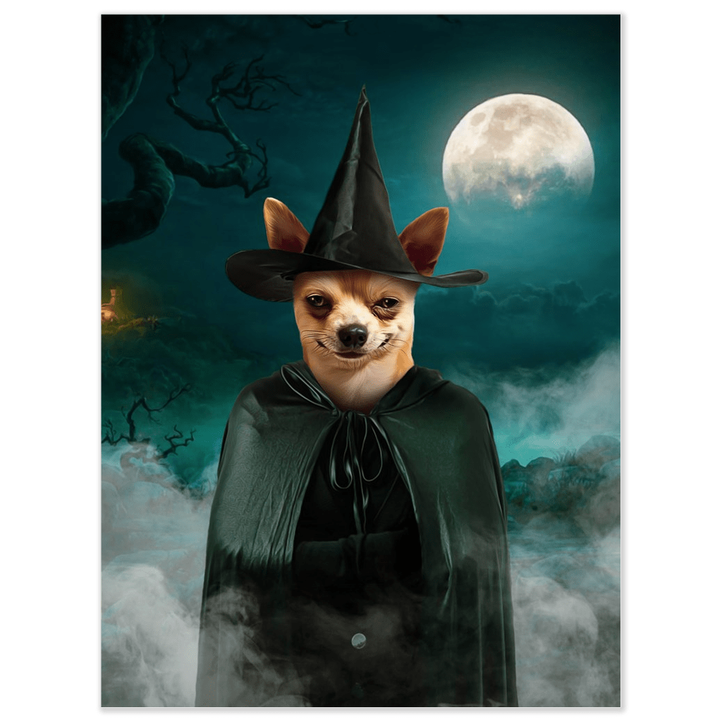 &#39;The Witch&#39; Personalized Pet Poster
