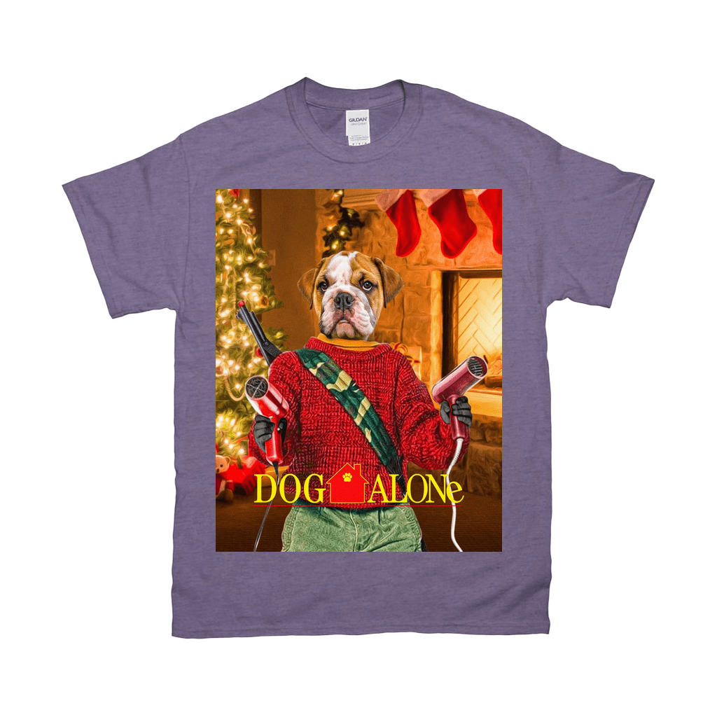 &#39;Dog Alone&#39; Personalized Pet T-Shirt
