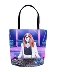 'The Female DJ' Personalized Tote Bag