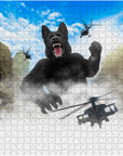 Rompecabezas personalizado para mascotas 'Kong-Dogg'