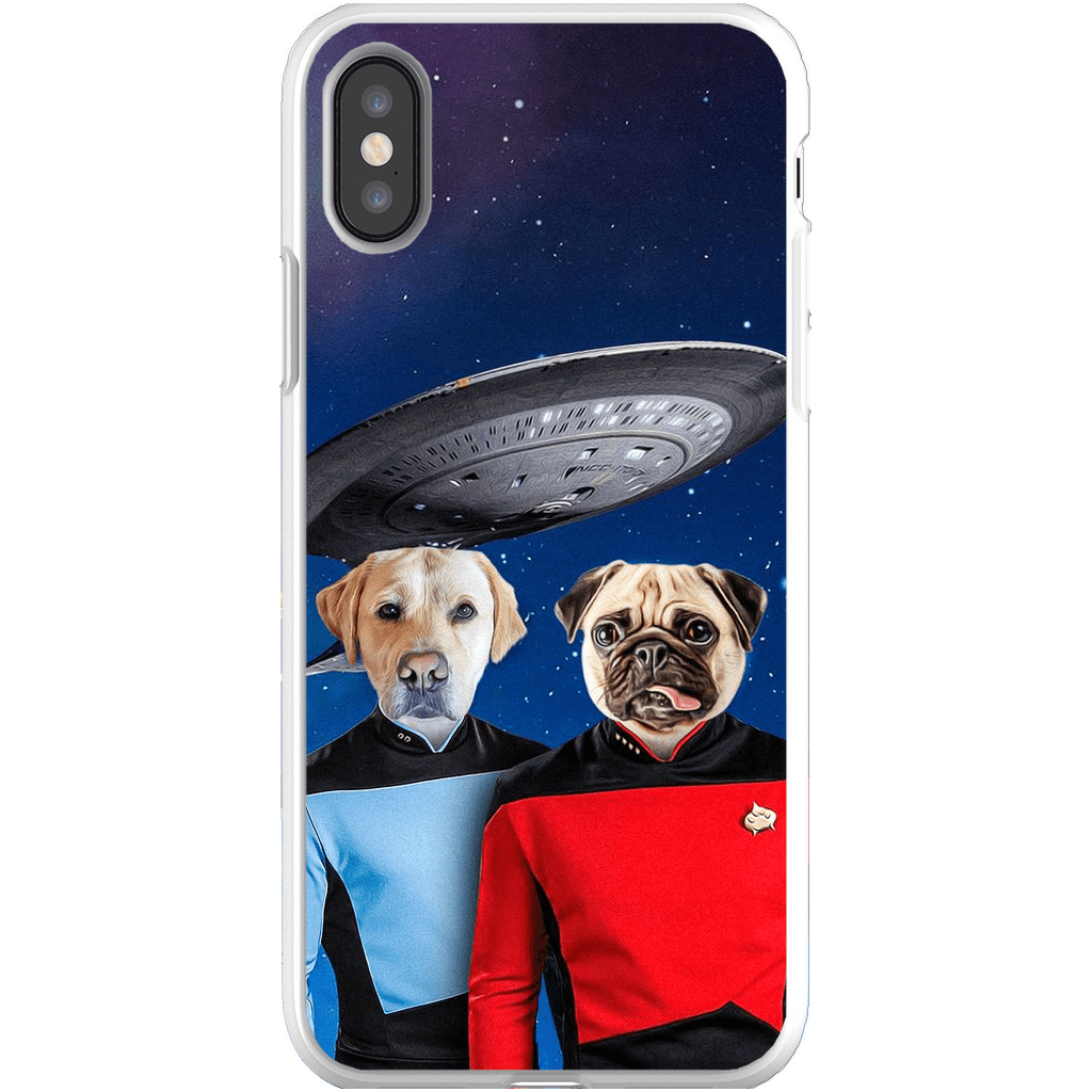 &#39;Doggo-Trek&#39; Personalized 2 Pet Phone Case