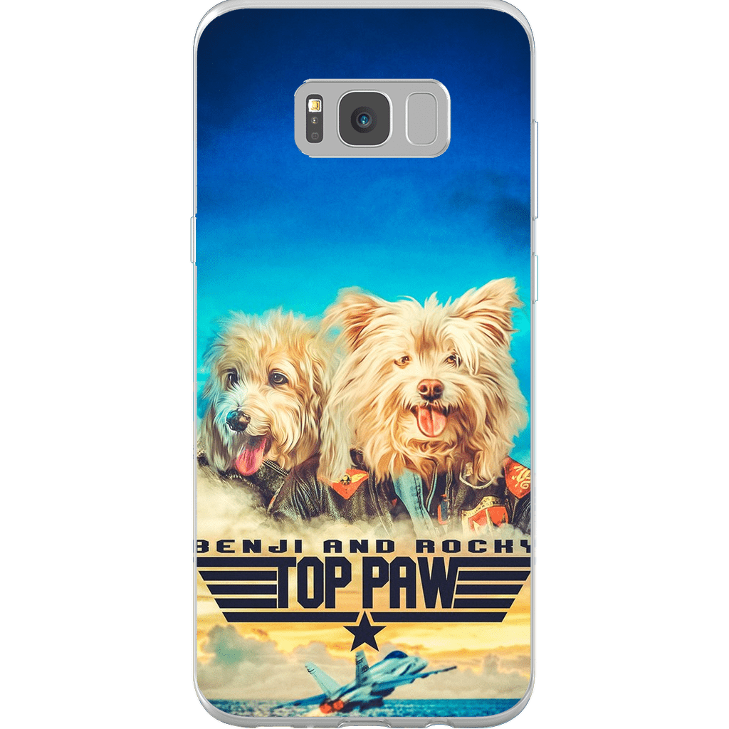 &#39;Top Paw&#39; Personalized 2 Pet Phone Case