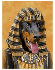 'The Pharaoh' Personalized Pet Poster