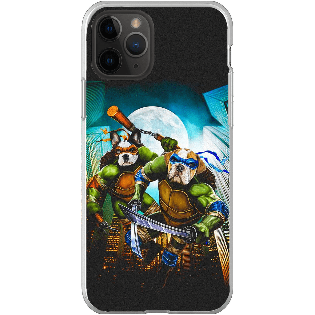 &#39;Teenage Mutant Ninja Doggos&#39; Personalized 2 Pet Phone Case