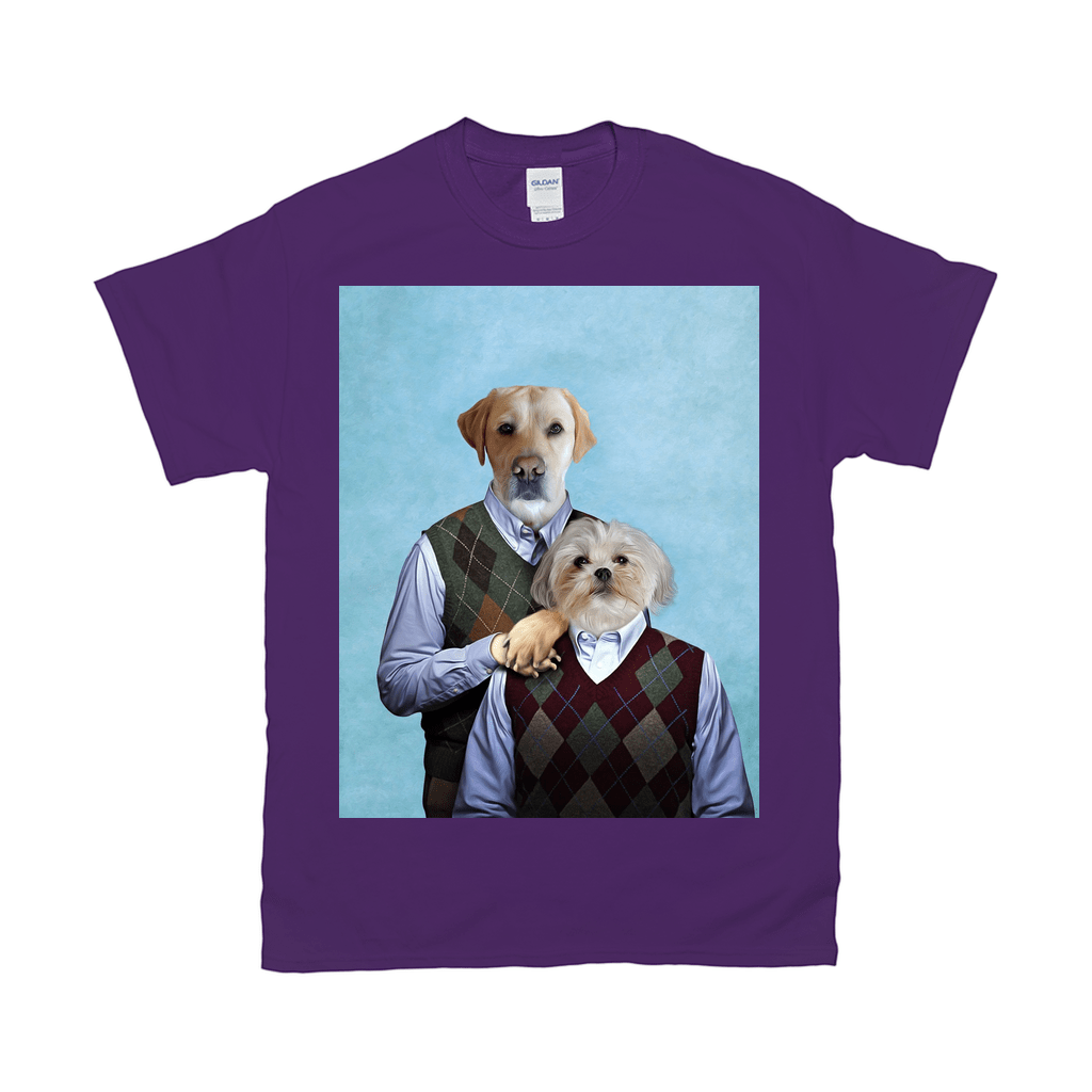 &#39;Step Doggos&#39; Personalized 2 Pet T-Shirt