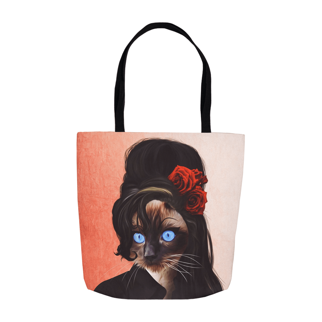 &#39;Amy Cathouse&#39; Personalized Tote Bag
