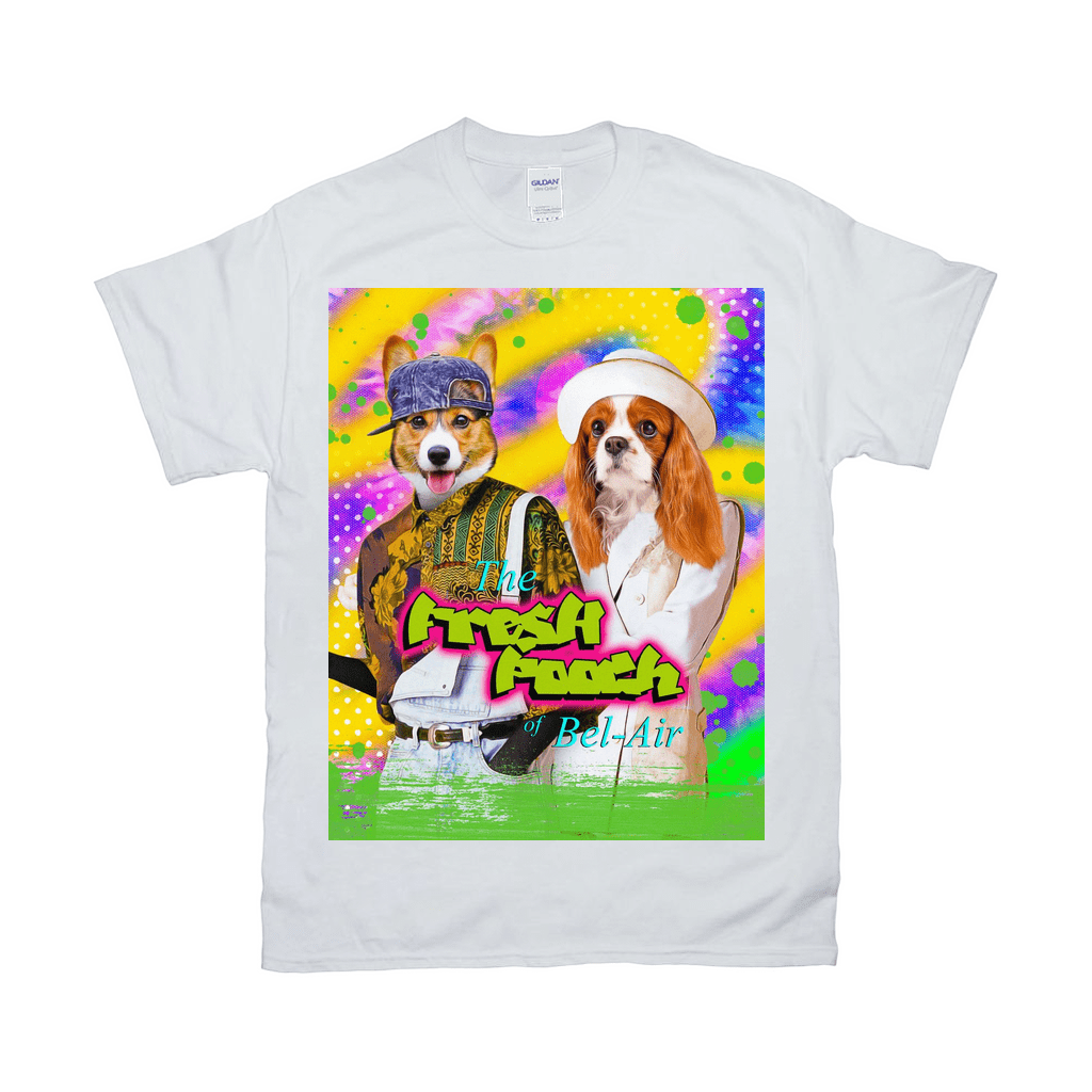 &#39;The Fresh Pooch&#39; Personalized 2 Pet T-Shirt