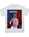 'Croatia Doggos Soccer' Personalized Pet T-Shirt