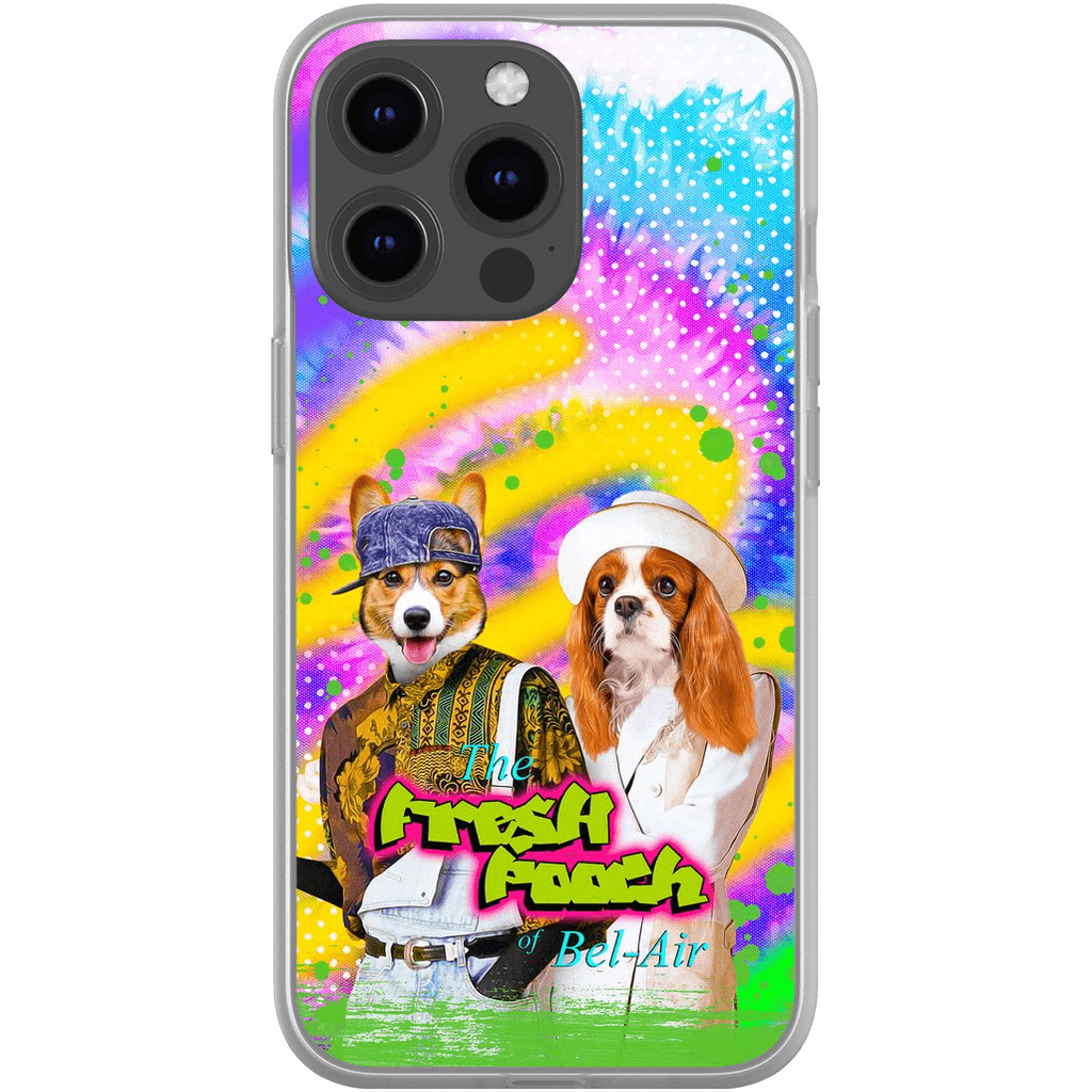 &#39;The Fresh Pooch&#39; Personalized 2 Pet Phone Case