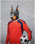 Puzzle personalizado para mascotas 'El portero de fútbol'