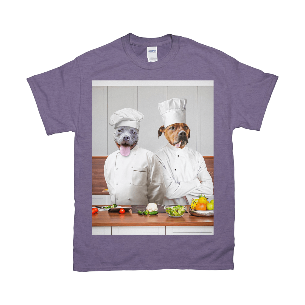 &#39;The Chefs&#39; Personalized 2 Pet T-Shirt