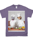 Camiseta personalizada para 2 mascotas 'The Chefs'