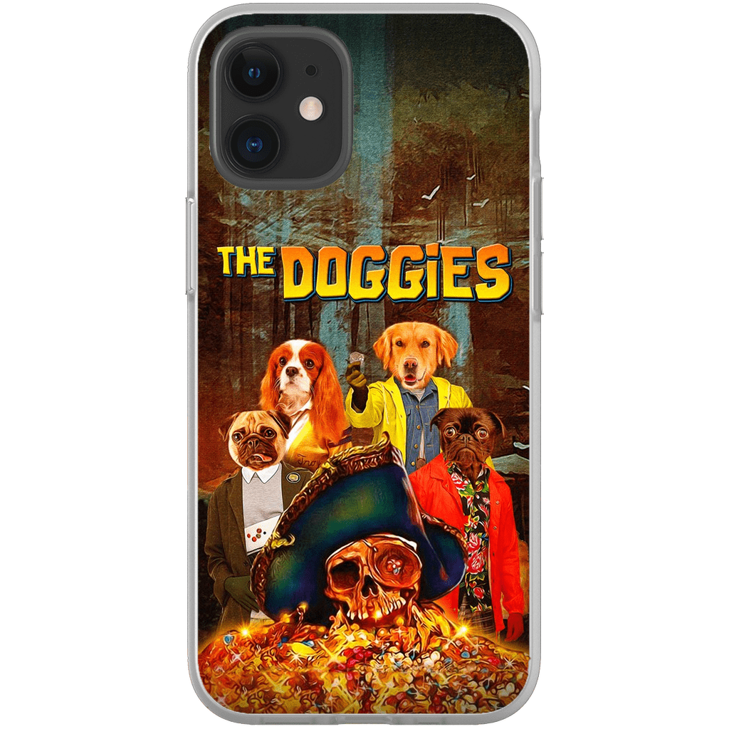&#39;The Doggies&#39; Personalized 4 Pet Phone Case