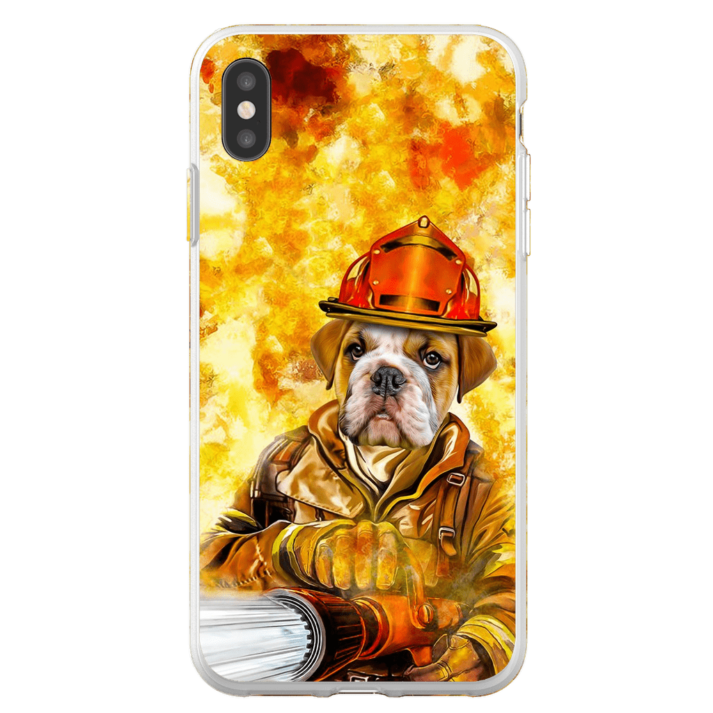&#39;The Firefighter&#39; Personalized Phone Case