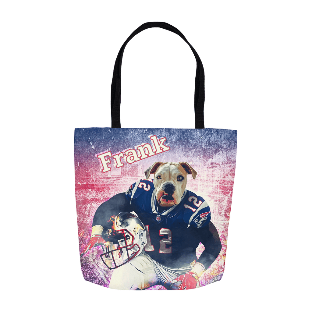 &#39;New England Doggos&#39; Personalized Tote Bag