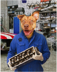 'The Mechanic' Personalized Pet Puzzle
