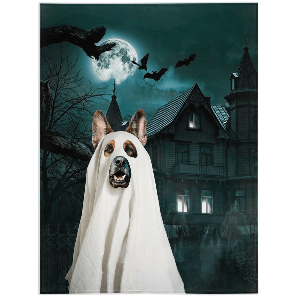 &#39;The Ghost&#39; Personalized Pet Blanket