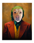 'Joker Doggo' Personalized Pet Standing Canvas