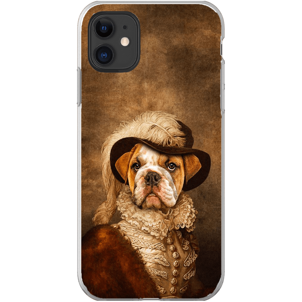 &#39;The Feathered Dame&#39; Personalized Phone Case