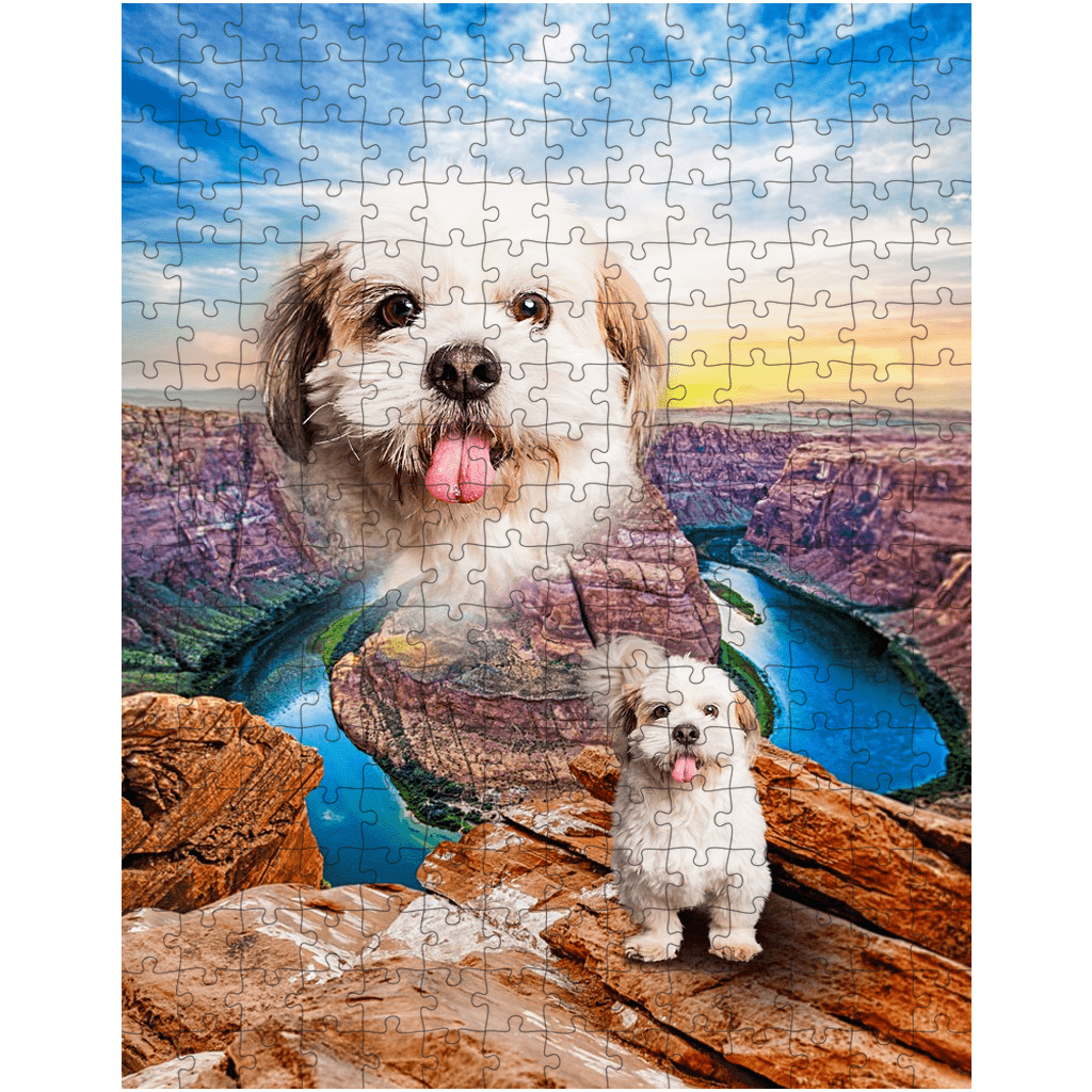 &#39;Majestic Canyon&#39; Personalized Pet Puzzle