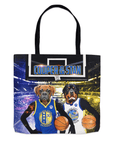 'Golden State Doggos' Personalized 2 Pet Tote Bag